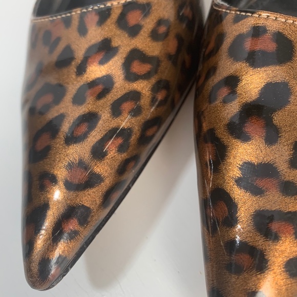 Aldo Leopard Print Pointed Toe High Heel Pump Sz 6 - Picture 6 of 8